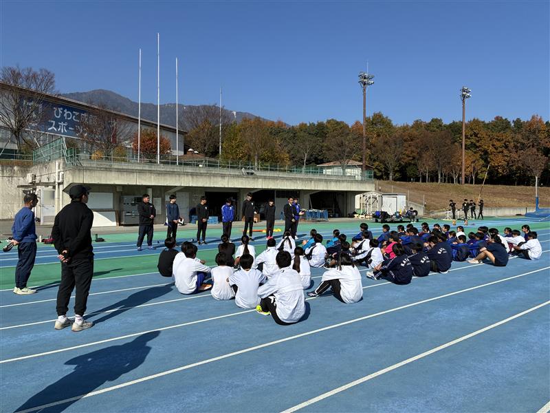 大津市教育委員会と連携し「部活動地域展開モデル事業（陸上競技）」を